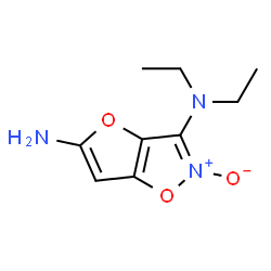 Furo[2,3-d]isoxazole-3,5-diamine,N,N-diethyl-,2-oxide (9CI) picture
