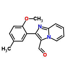 2-(2-Methoxy-5-methylphenyl)imidazo[1,2-a]pyridine-3-carbaldehyde结构式