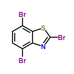 2,4,7-Tribromo-1,3-benzothiazole structure