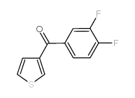 3-(3,4-DIFLUOROBENZOYL)THIOPHENE Structure