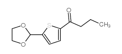 5-(1,3-DIOXOLAN-2-YL)-2-THIENYL PROPYL KETONE结构式