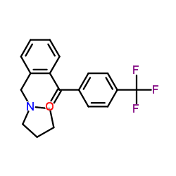 [2-(1-Pyrrolidinylmethyl)phenyl][4-(trifluoromethyl)phenyl]methanone结构式