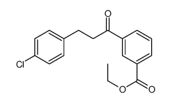 3-(4-CHLOROPHENYL)-3'-CARBOETHOXYPROPIOPHENONE结构式