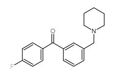 4'-FLUORO-3-PIPERIDINOMETHYL BENZOPHENONE图片