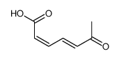 2Z,4E-6-oxo-2,4-heptadienoic acid结构式