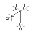 Stannane, [bis(chlorodimethylstannyl)methylene]bis[trimethyl Structure