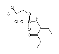 2,2,2-trichloroethyl N-(4-oxohexan-3-yl)sulfamate Structure