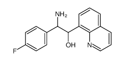 2-amino-2-(4-fluorophenyl)-1-quinolin-8-ylethanol Structure