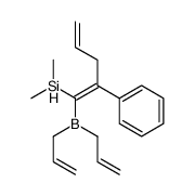 [1-bis(prop-2-enyl)boranyl-2-phenylpenta-1,4-dienyl]-dimethylsilane Structure