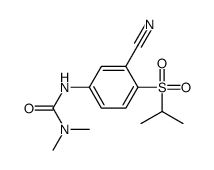 3-(3-cyano-4-propan-2-ylsulfonylphenyl)-1,1-dimethylurea结构式
