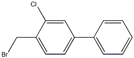 2-chloro-4-phenylbenzyl bromide Structure