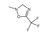 2-methyl-5-(trifluoromethyl)-3H-1,2,4-oxadiazole结构式