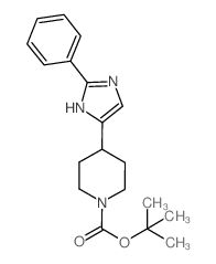 tert-butyl 4-(2-phenyl-1H-imidazol-5-yl)piperidine-1-carboxylate Structure