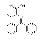 2-(benzhydrylideneamino)butanamide Structure