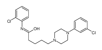 N-(2-chlorophenyl)-5-[4-(3-chlorophenyl)piperazin-1-yl]pentanamide Structure