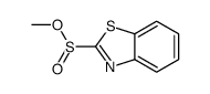 2-Benzothiazolesulfinicacid,methylester(6CI,7CI,9CI) Structure