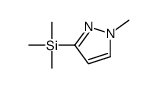 trimethyl-(1-methylpyrazol-3-yl)silane结构式