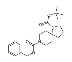 1,8-二氮杂螺[4.5]癸烷-1,8-二羧酸, 1-(1,1-二甲基乙基) 8-(苯基甲基)酯结构式