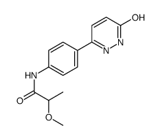 2-methoxy-N-[4-(6-oxo-1H-pyridazin-3-yl)phenyl]propanamide结构式