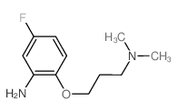 N-[3-(2-Amino-4-fluorophenoxy)propyl]-N,N-dimethylamine结构式