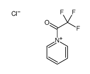 2,2,2-trifluoro-1-pyridin-1-ium-1-ylethanone,chloride结构式