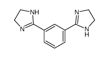 2-[3-(4,5-dihydro-1H-imidazol-2-yl)phenyl]-4,5-dihydro-1H-imidazole结构式
