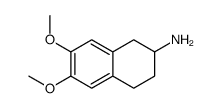 6,7-Dimethoxy-1,2,3,4-tetrahydro-2-naphthalenamine结构式