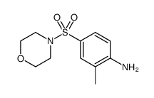 Benzenamine, 2-methyl-4-(4-morpholinylsulfonyl)结构式