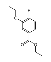 ethyl 3-ethoxy-4-fluorobenzoate结构式