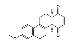 cis-8-Methoxy-1,4-dioxo-1,4,4a,5,6,11,12,12a-octahydro-chrysen Structure