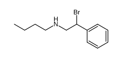 N-Butyl-2-brom-2-phenyl-aethylamin Structure