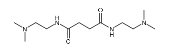 N,N'-bis-(2-dimethylamino-ethyl)-succinamide结构式