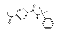 (S)-N-(4-nitrobenzoyl)-α-methylbenzylamine Structure