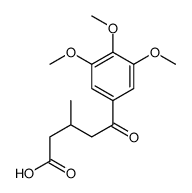 3-METHYL-5-OXO-5-(3,4,5-TRIMETHOXYPHENYL)VALERIC ACID picture