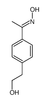 2-[4-(N-hydroxy-C-methylcarbonimidoyl)phenyl]ethanol结构式