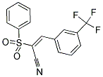 2-(PHENYLSULFONYL)-3-(3-(TRIFLUOROMETHYL)PHENYL)PROP-2-ENENITRILE结构式