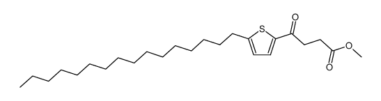 methyl 4-(5-hexadecyl-2-thienyl)butyrate结构式