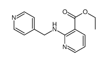 ethyl 2-(pyridin-4-ylmethylamino)pyridine-3-carboxylate结构式