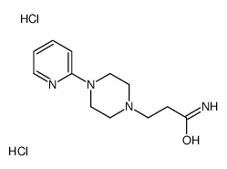 3-(4-pyridin-2-ylpiperazin-1-yl)propanamide,dihydrochloride Structure