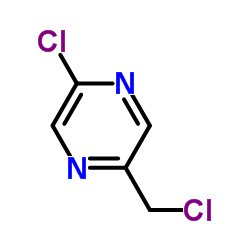 2-氯-5-(氯甲基)吡嗪结构式