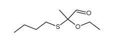 2-butylthio-2-ethoxypropanal Structure