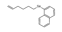 5-hexenyl 1-naphthyl selenide结构式