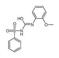 1-(benzenesulfonyl)-3-(2-methoxyphenyl)urea Structure