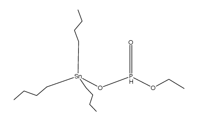 O-ethyl-O'-tri-n-butylstannyl phosphonate结构式
