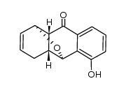 (+/-)-5-hydroxy-(4ar,9ac)-1,4a,9a,10-tetrahydro-4H-1t,10t-epoxido-anthracen-9-one结构式