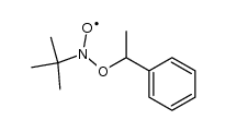 t-butyl-1-methylbenzyloxy nitroxide结构式