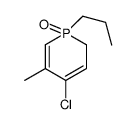 4-chloro-5-methyl-1-propyl-2H-1λ5-phosphinine 1-oxide结构式