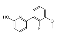 6-(2-fluoro-3-methoxyphenyl)-1H-pyridin-2-one Structure