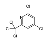 2,4-dichloro-6-(trichloromethyl)pyridine结构式