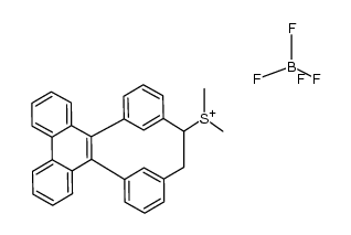 tetrafluoro-l4-borane, (14,15-dihydro-9,13:16,20-di(metheno)cyclotetradeca[l]phenanthren-14-yl)dimethylsulfonium salt Structure